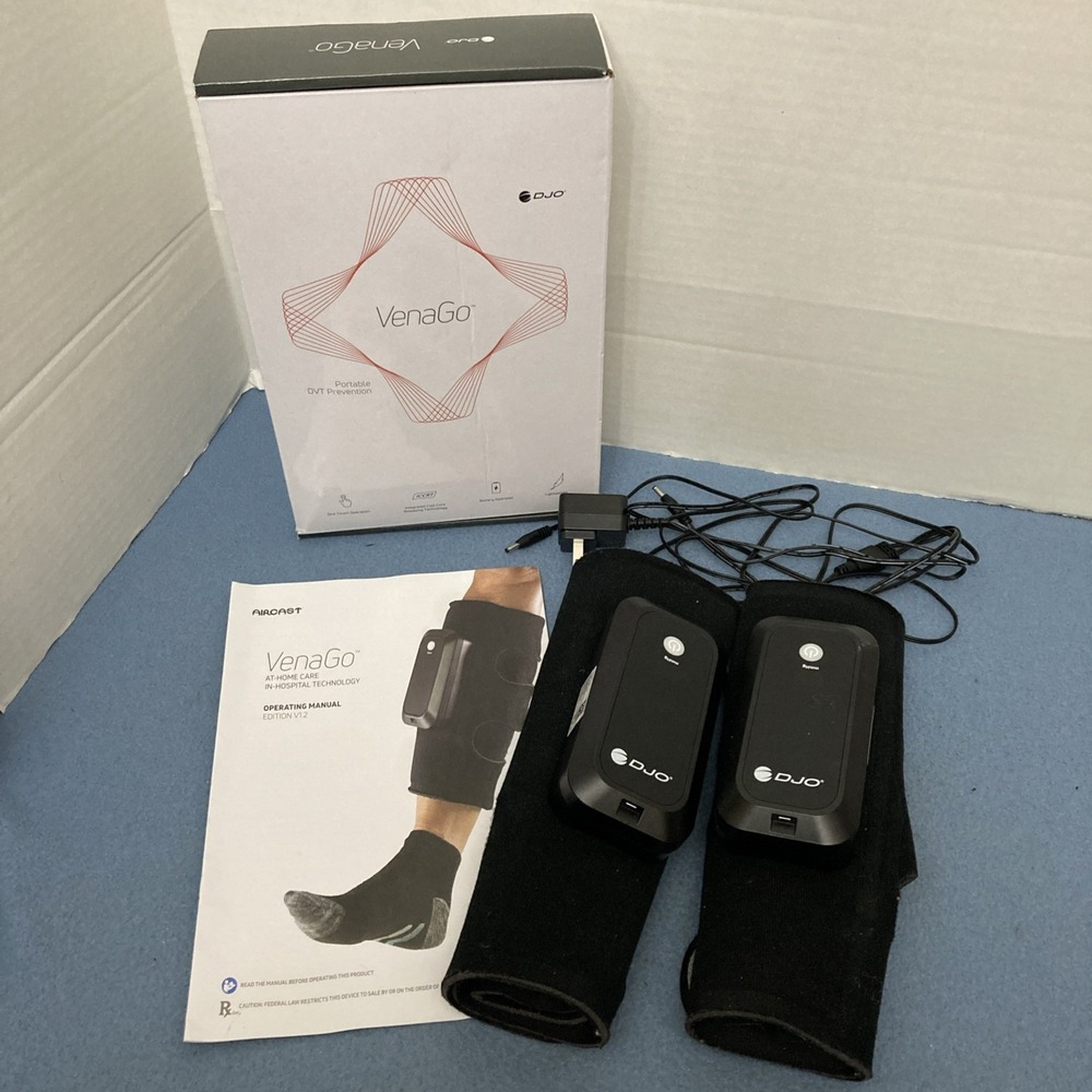 DJO VenaGo Portable DVT Blood clot Prevention Device for both Left & Right Legs